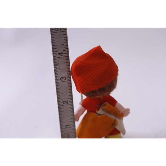 Uneeda, 1960s, Pee Wee, Small Doll, Red and Orange Outfit, ~ 250724-WH 1323 - Picture 3 of 3